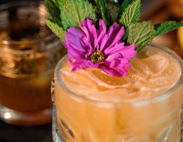 The Bohemian's Tiki Vibez cocktail blends caramelized pineapple puree and a banana cordial with two rums. Courtesy The Bohemian