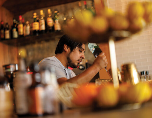 Bicyclette Cookshop bartender Edgar Sierra