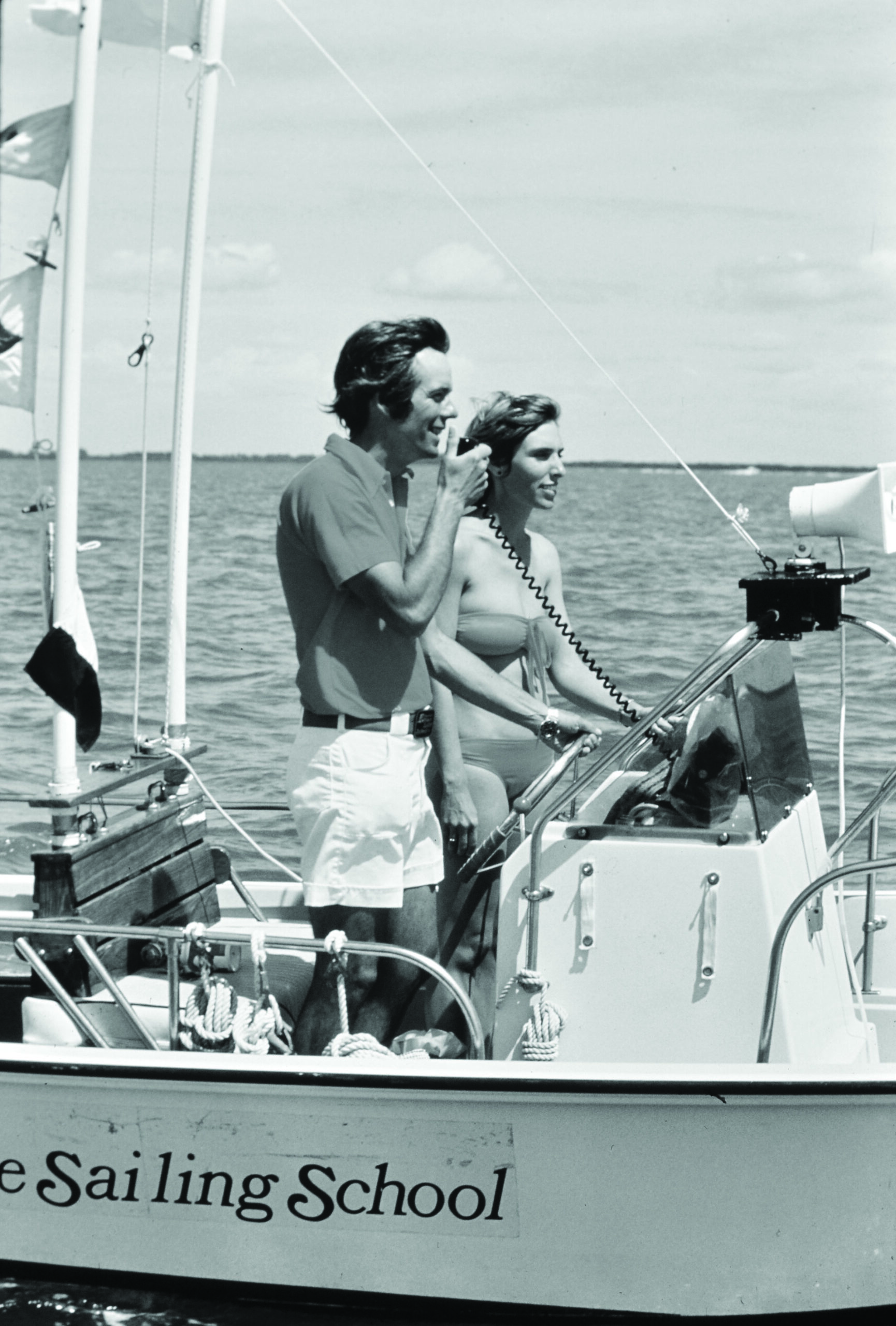 First mates, the colgates on a boat circa 1973